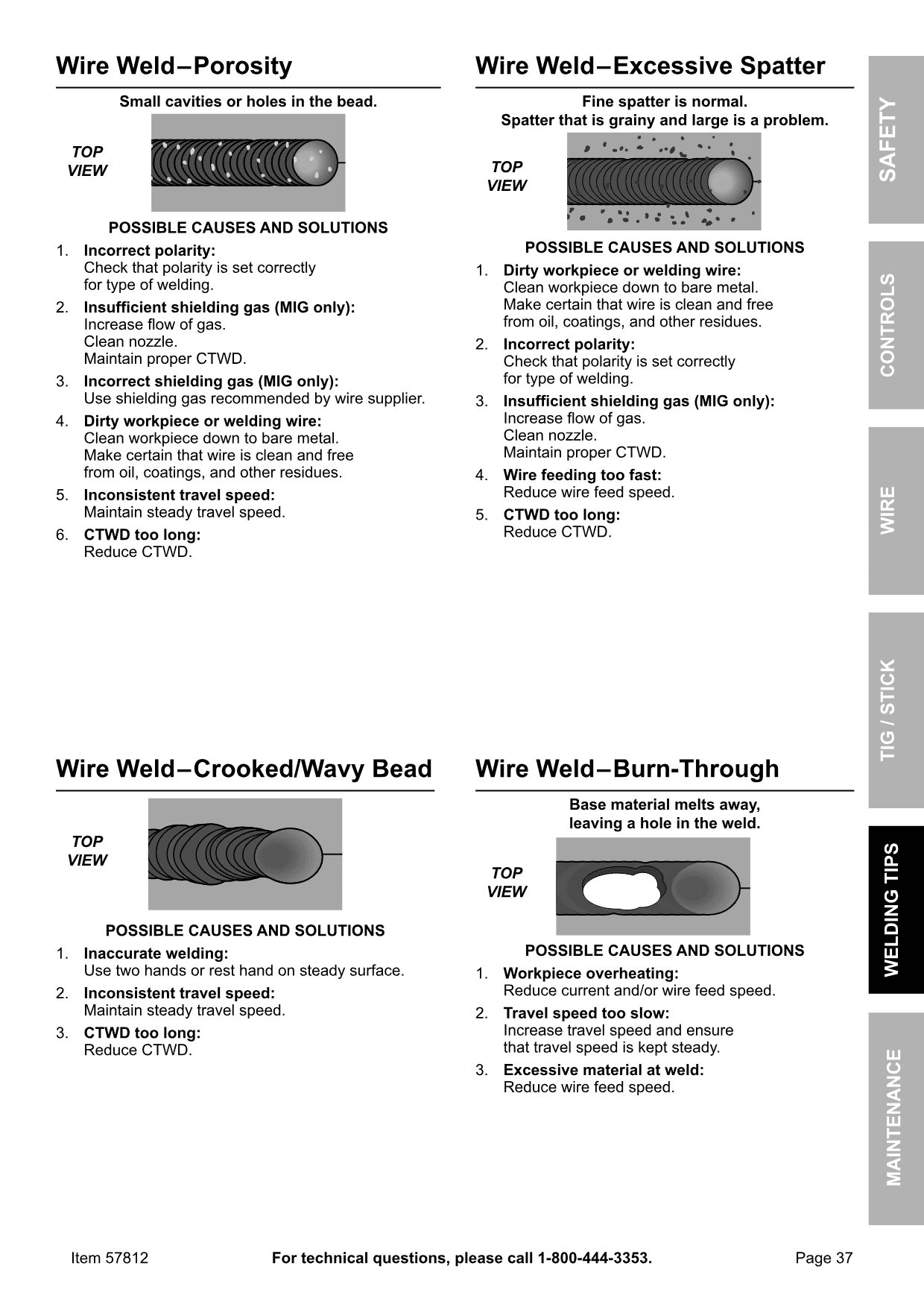 Wire Weld — Porosity